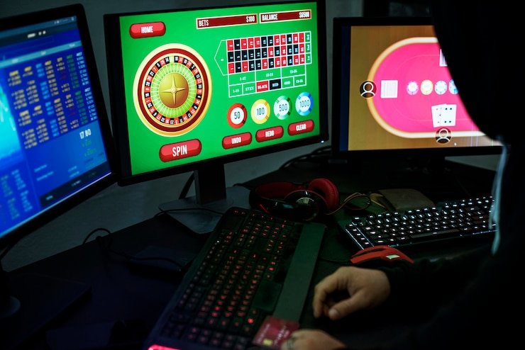 antarmuka permainan SA Gaming dengan dealer langsung dan meja baccarat di platform galand4d